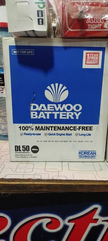 Alaska . osaka. Exide Daewoo all batteries available 5