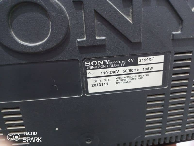 Sony Trinitron KV-2199XF for sale 1