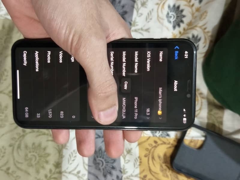 iPhone 11 Pro Non PTA 64GB FU 2months e sim time guaranteed available 6