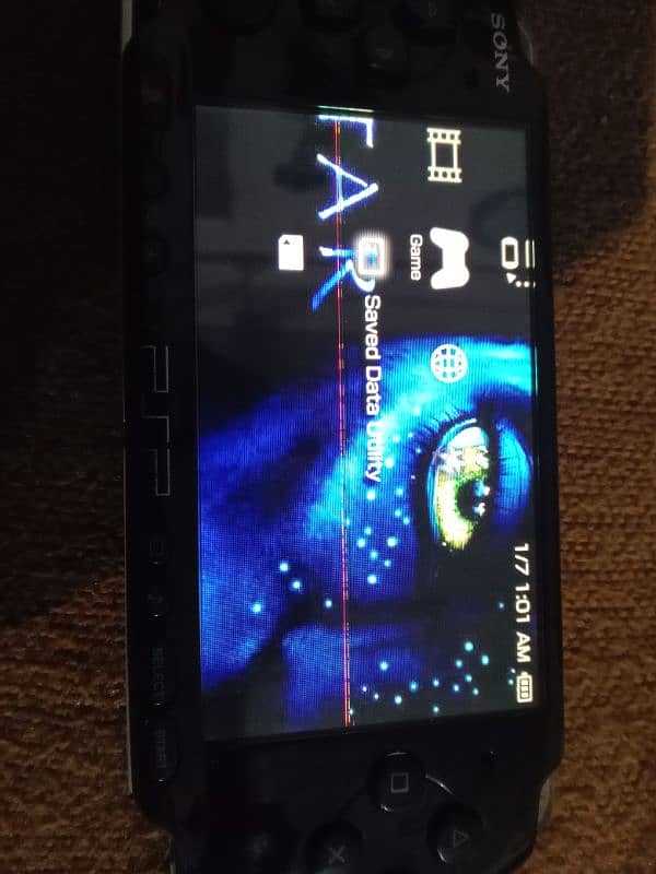 PSP with 4GB card & original Charger 2