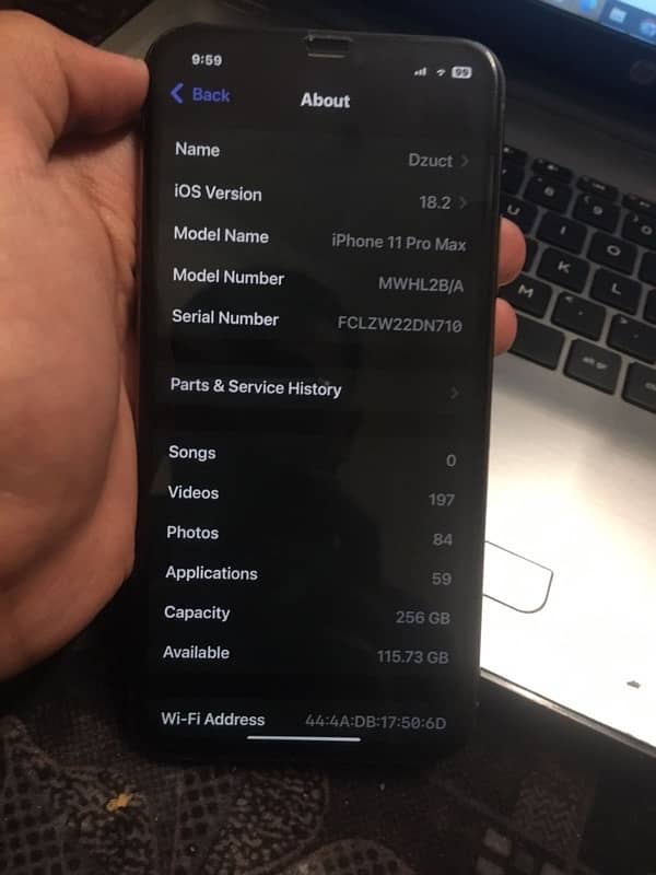 IPhone 11 Pro Max 256 Gb 87 battery PTA 4