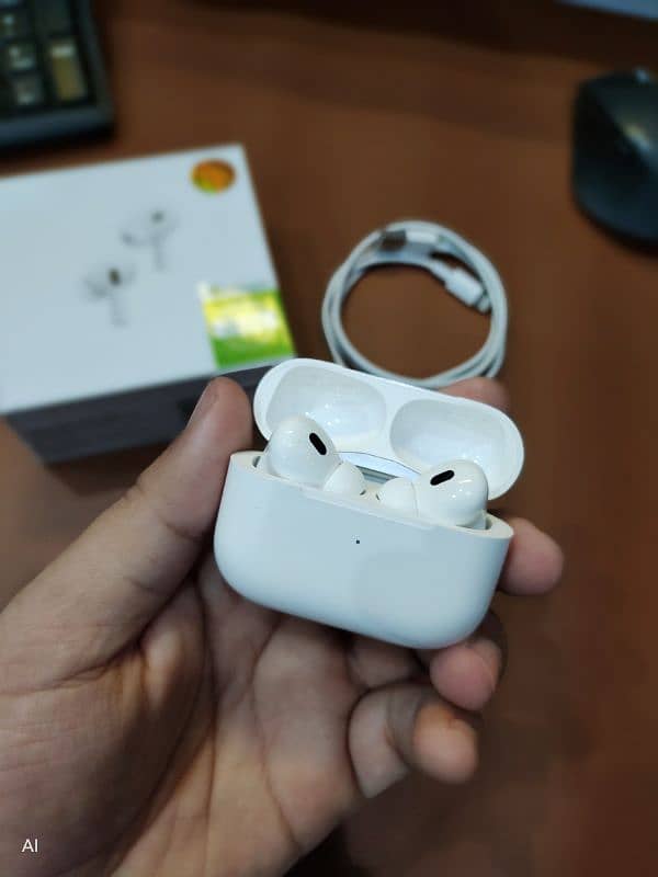 AirPods A10 Pro with ANC battery timing 5 hrs single charge sound good 3