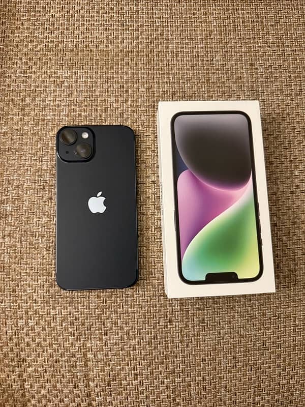 iPhone 14 256 GB Midnight Black Brand New Condition 0