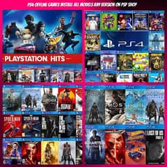 PS4 PS5 Offline Games Install All Models Any Version