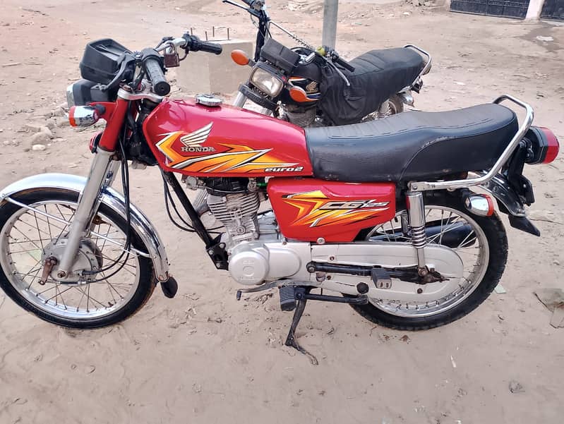 Honda CG 125 2021 month 12 registration 2022 Karachi nmbr 0