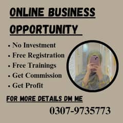 Online Work Available Without Any investment #0307-9735773