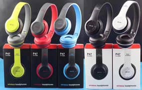 P47 Wireless Bluetooth Stereo Headphones