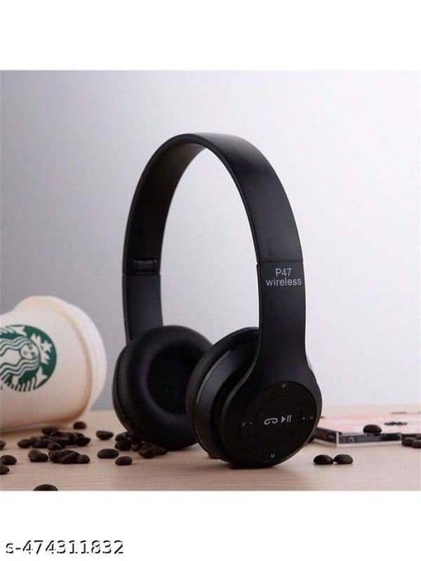 P47 Wireless Bluetooth Stereo Headphones 3