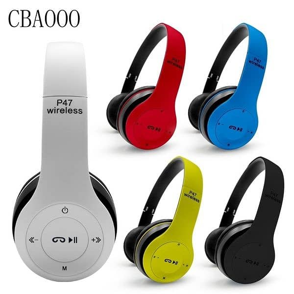 P47 Wireless Bluetooth Stereo Headphones 4