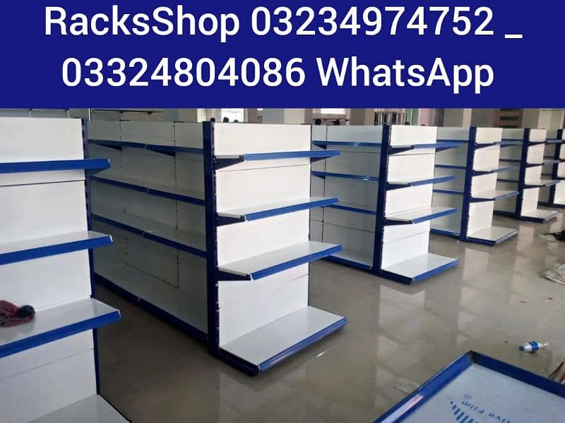 Racks/ wall rack/ Gondola Rack/ Store Rack/ cash counter/ Trolleys/bin 14