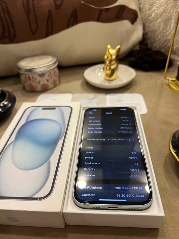 iPhone 15 ice blue 4 month sim time! 11