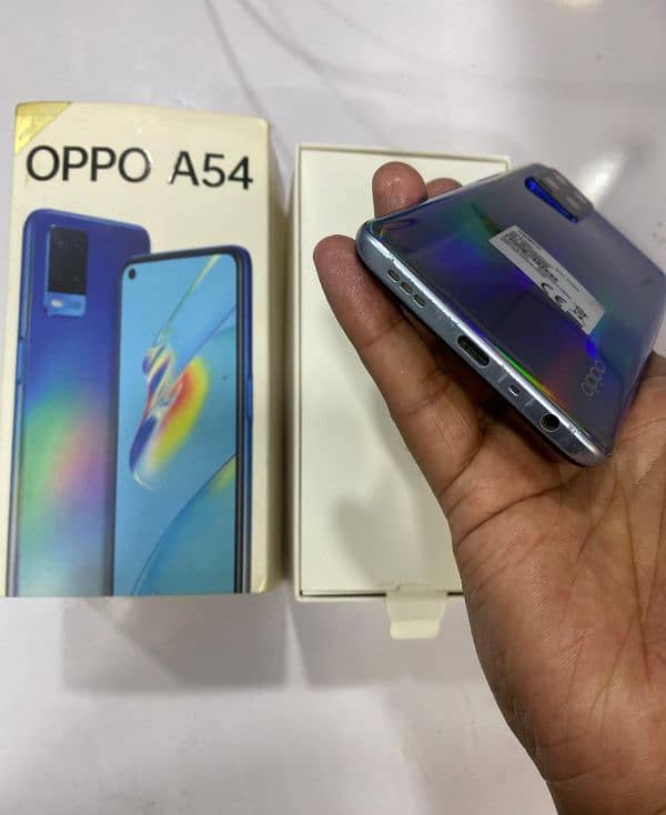 OPPO A-54 RAM: 4GB STORAGE:128GB DUAL SIM APPROVED 6