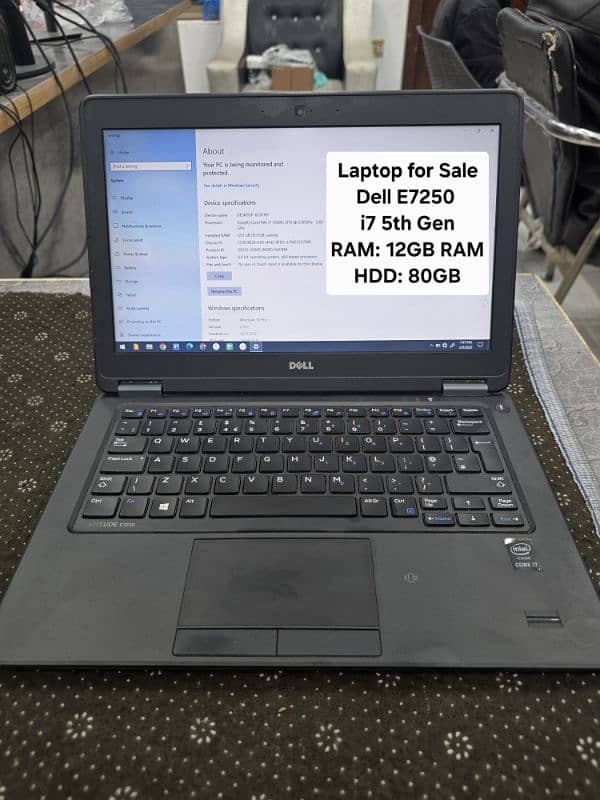 Laptop Dell E7270 for Sale 0