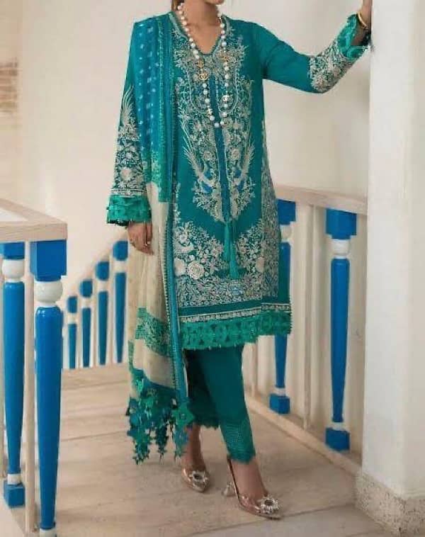 Stitched Fancy Party Wear & Lawn Collection 12