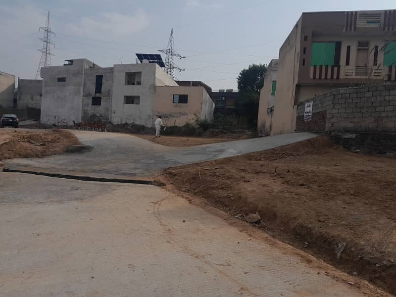 7 marla Plot for sale on very ideal location Near foundation university opp Ayoub National park new lalazar rawalpindi cantt 4