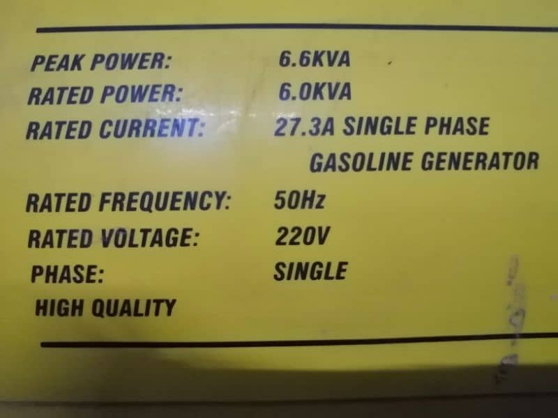 Generat 6.6 KVA Almist new 9