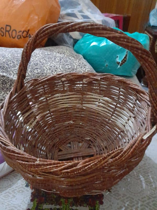 hand made basket for garden 0