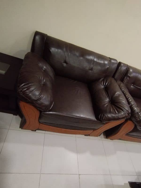 original leather 5 seater sofa set 1