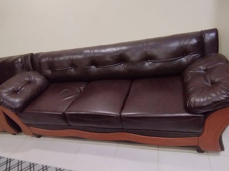 original leather 5 seater sofa set 6