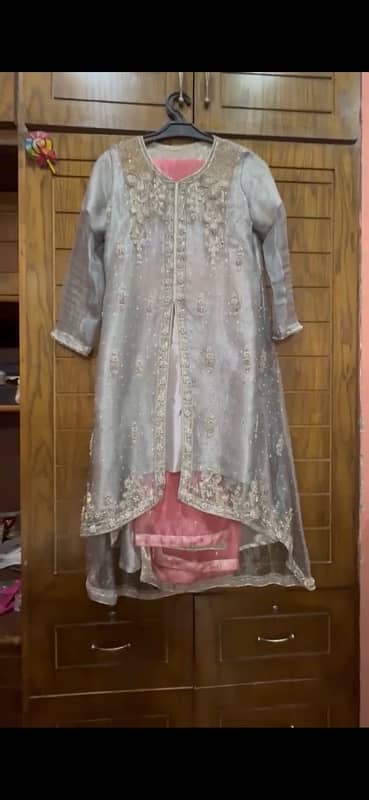 grey lehenga long shirt 1