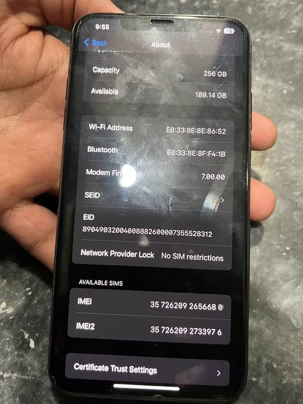 i phone xsmax (256gb) non pta 2