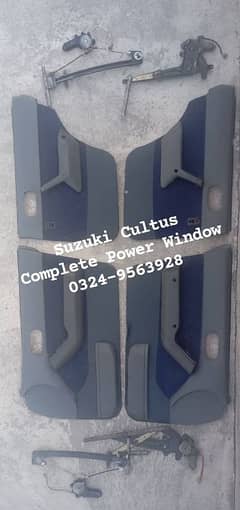 Suzuki Swift / Cultus Door Trims With Power windows