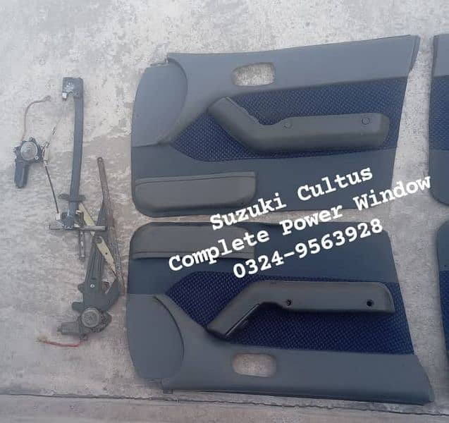 Suzuki Swift / Cultus Door Trims With Power windows 1