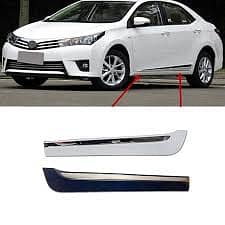 Toyota Corolla Door Molding Chrome Lower 4Pcs 1