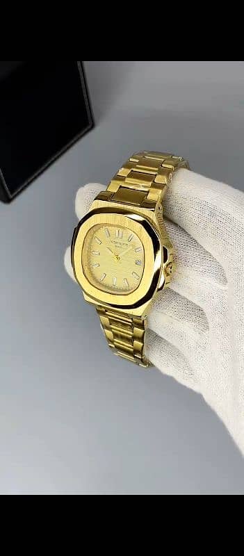 PATEK PHILIP BRABD DATE WORKING HEAVY WEIGHT  BETTER QUALITY  RS 5000 3