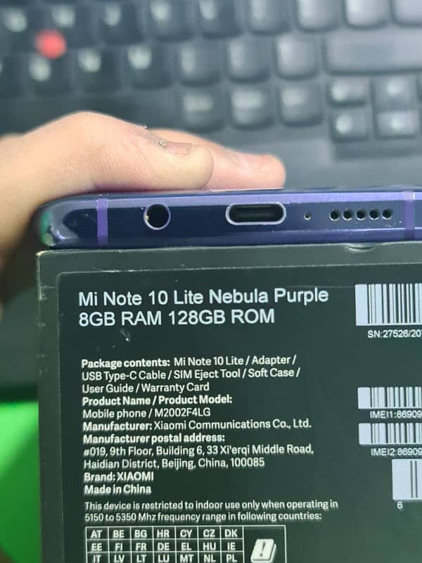 XIAOMI NOTE 10 LITE OFFICIAL PTA APPROVED 8/128 3