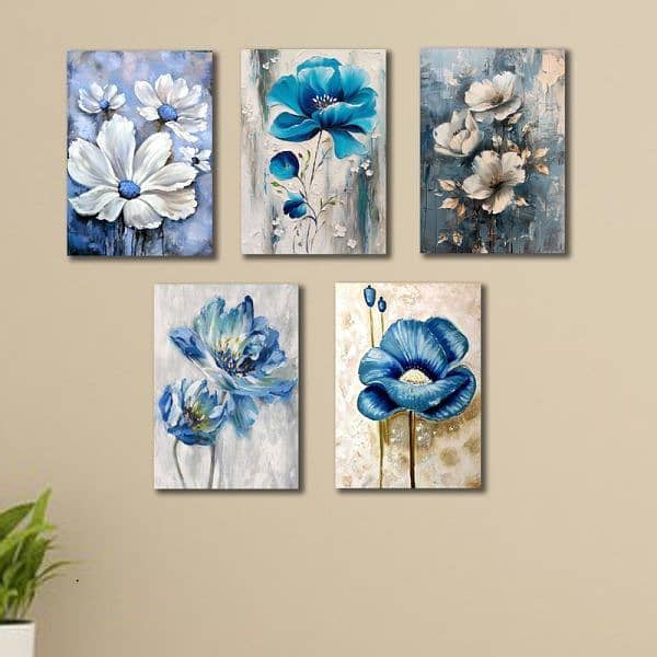 Wooden Frame wall Art Painting new. 2