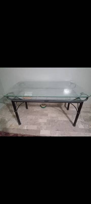 iron almari. . . mattress king size. . dining table iron 5