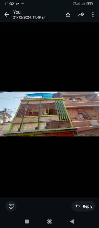 BEAUTIFUL HOUSE FOR SALE GROUND+1 SECTOR 5C1 NORTH KARACHI 1