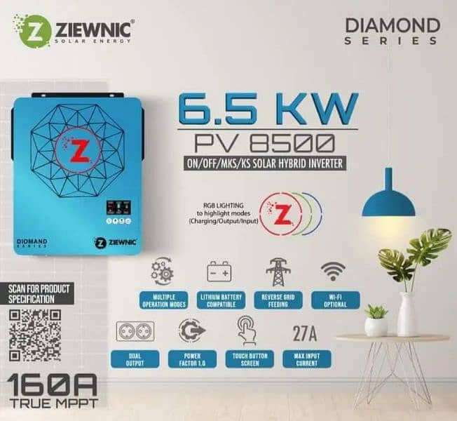 ziewnic Diamond pv 8500 limited offer & knox itel Tesla Galaxy solar 2