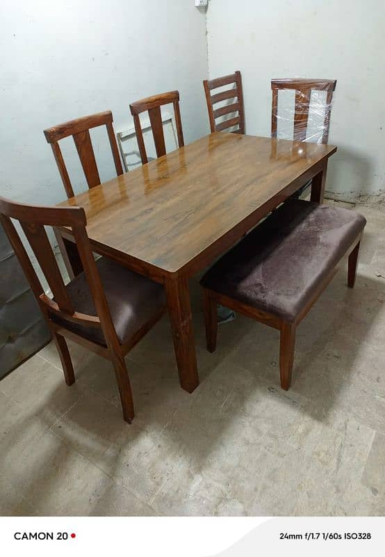 DINING TABLE DINING CHAIRS SET 6 SEATER SET 0