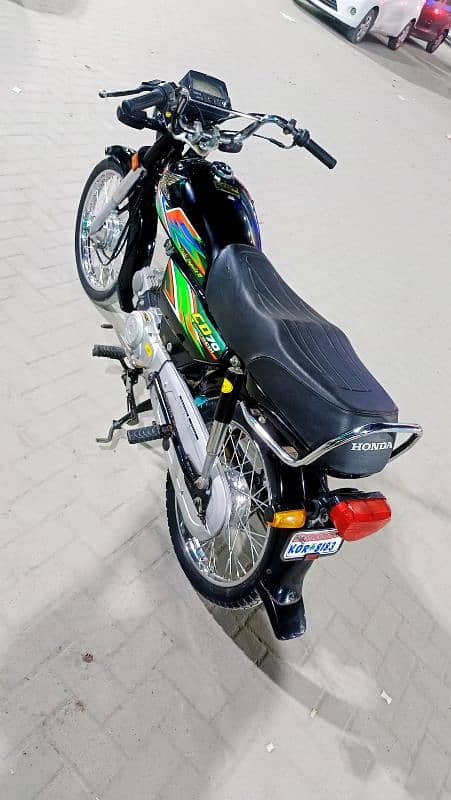 Honda CD-70 Euro2 2021 6 month karachi num 1st owner Genuine condition 2