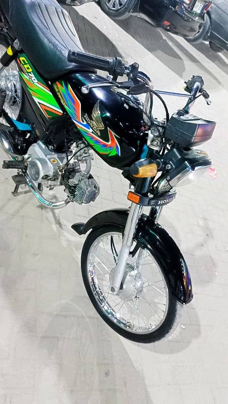 Honda CD-70 Euro2 2021 6 month karachi num 1st owner Genuine condition 16