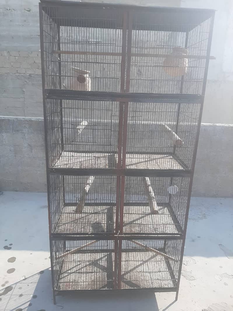 8 portion cage ok taray no rust brown paint 0