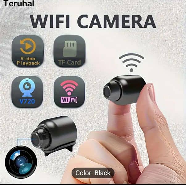 THIRYWO Indoor Wireless Security Camera, Wi-Fi, Mobile Phone Remote ap 0