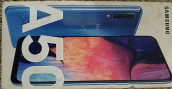 Samsung A 50 with box for sale