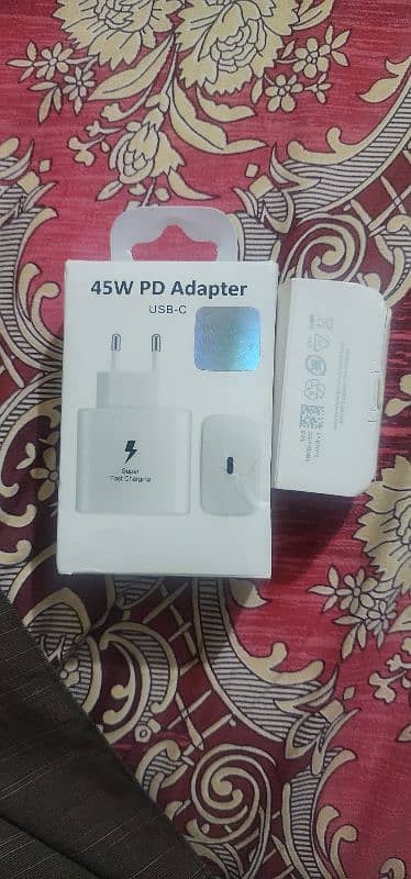 Samsung 45 watt super fast charger with cable 5