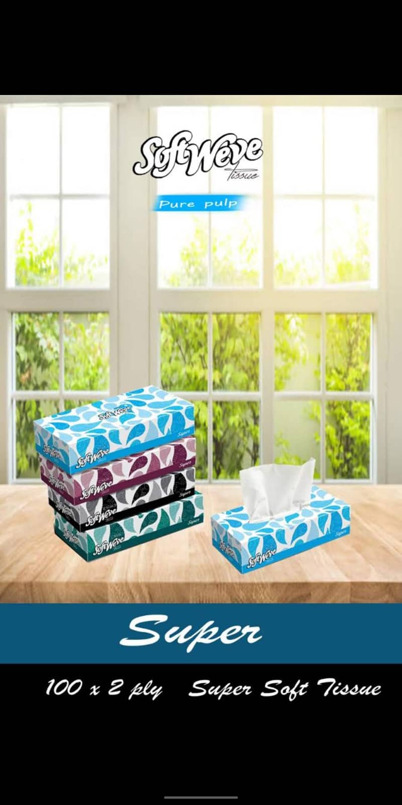 Tissue paper / Tissue box / Toilet roll / Hygiene / Napkins / softpack 12