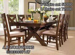 DINING CHAIRS SET DINING TABLE SET WOODEN DINING TABLE