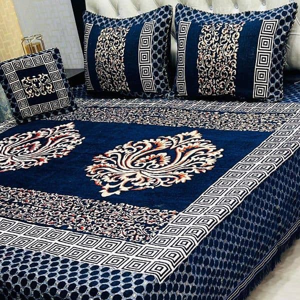 Luxury Velvet 4pcs bed sheets 1