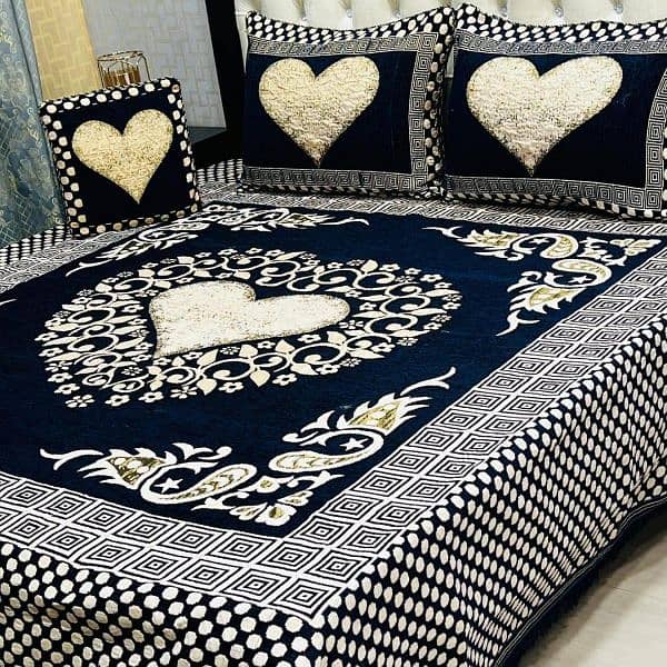 Luxury Velvet 4pcs bed sheets 11