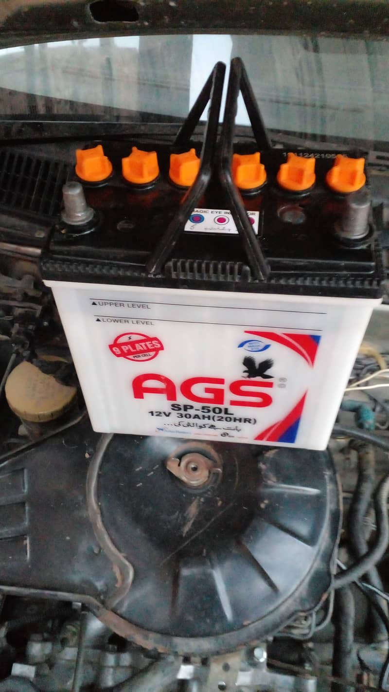 Ags 9 plates 30 amp battery for sale 0324 5875895 5