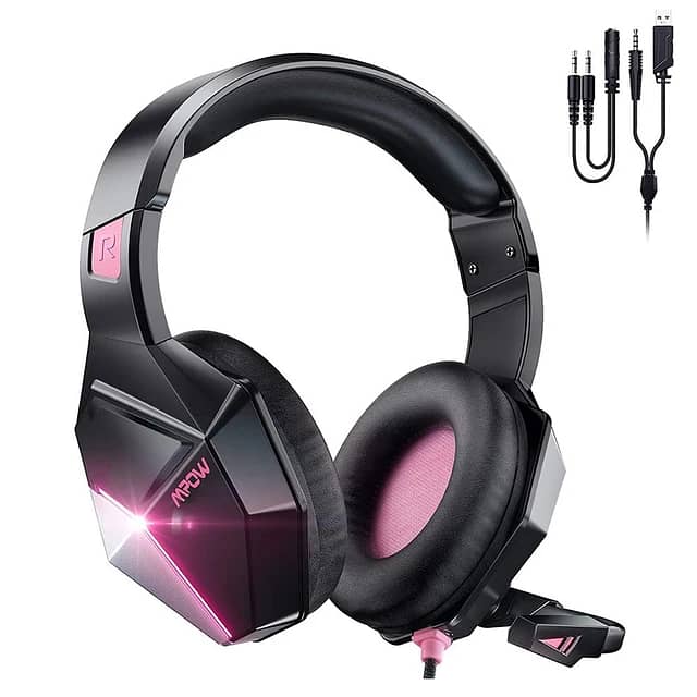 Headset with Microphone Noise cancelling and immersive stereo 9