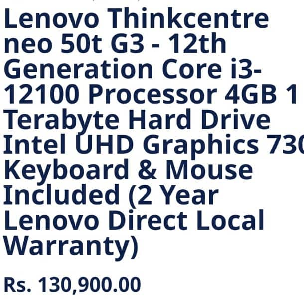 Lenovo Box pack desktop 0