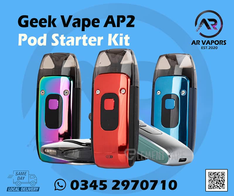 Geekvape AP2 Pod | Popreel Pod | E-Juice | Dr 160 | P8 | Lite 40 | 0