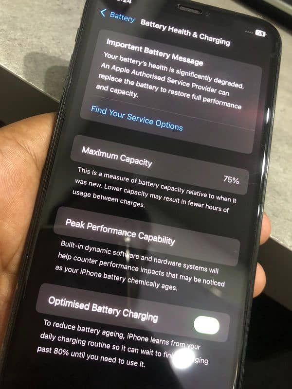 iPhone 11 Pro Max Jv 256 GB Battery Health 75%  No Scracth 6